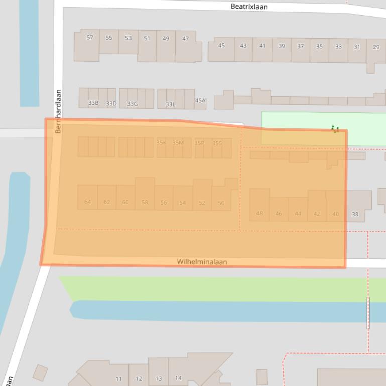 Kaart van postcodegebied 3481VG.