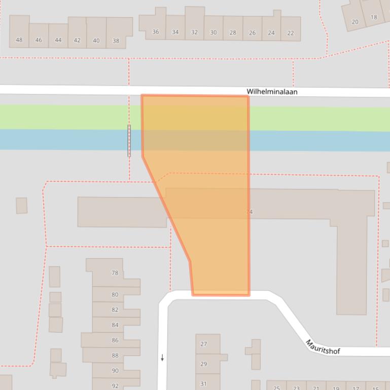 Kaart van postcodegebied 3481VL.