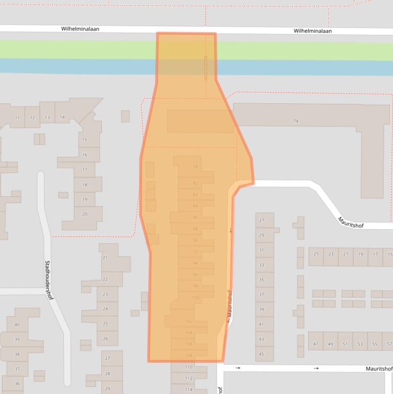 Kaart van postcodegebied 3481VM.