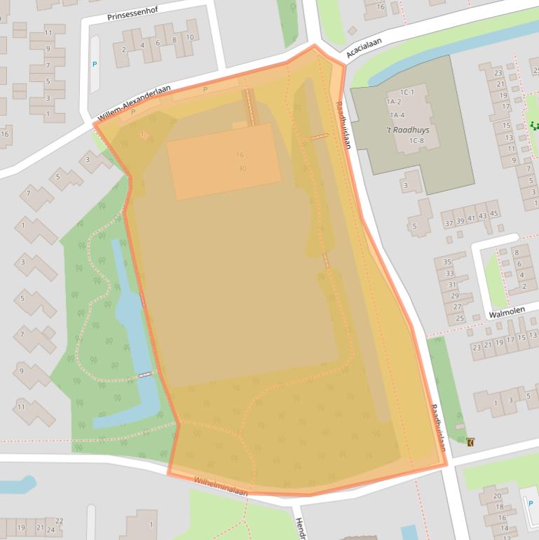 Kaart van postcodegebied 3481VS.