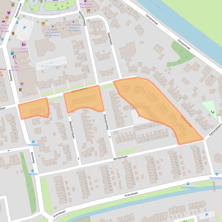 Kaart van postcodegebied 3481XH.