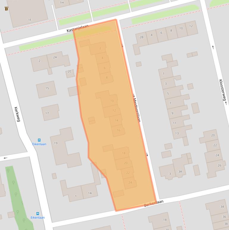 Kaart van postcodegebied 3481XL.