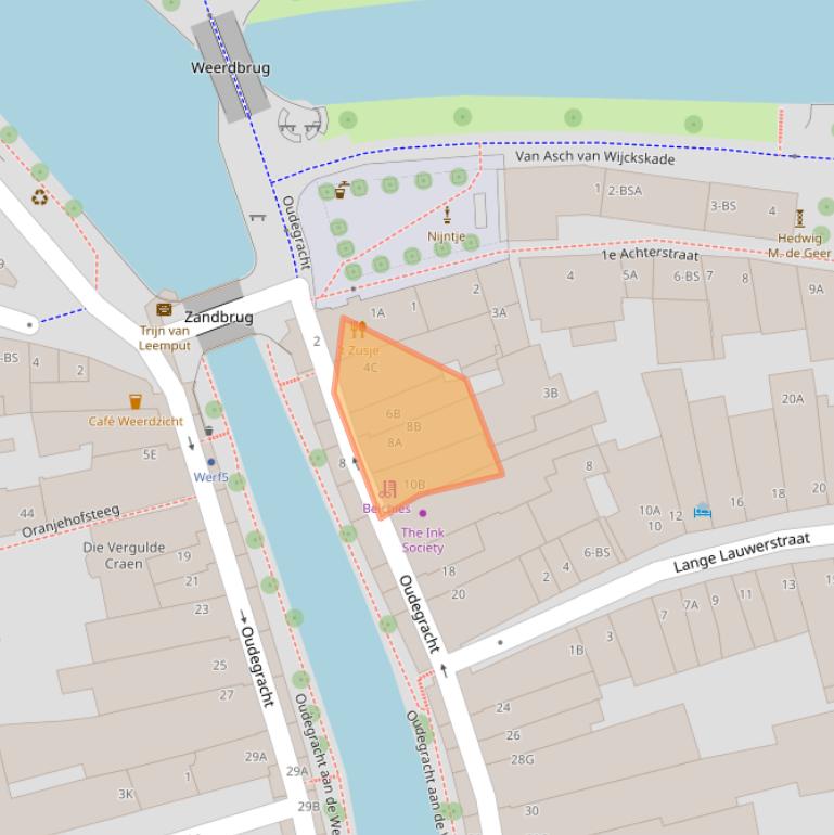 Kaart van postcodegebied 3511AM.