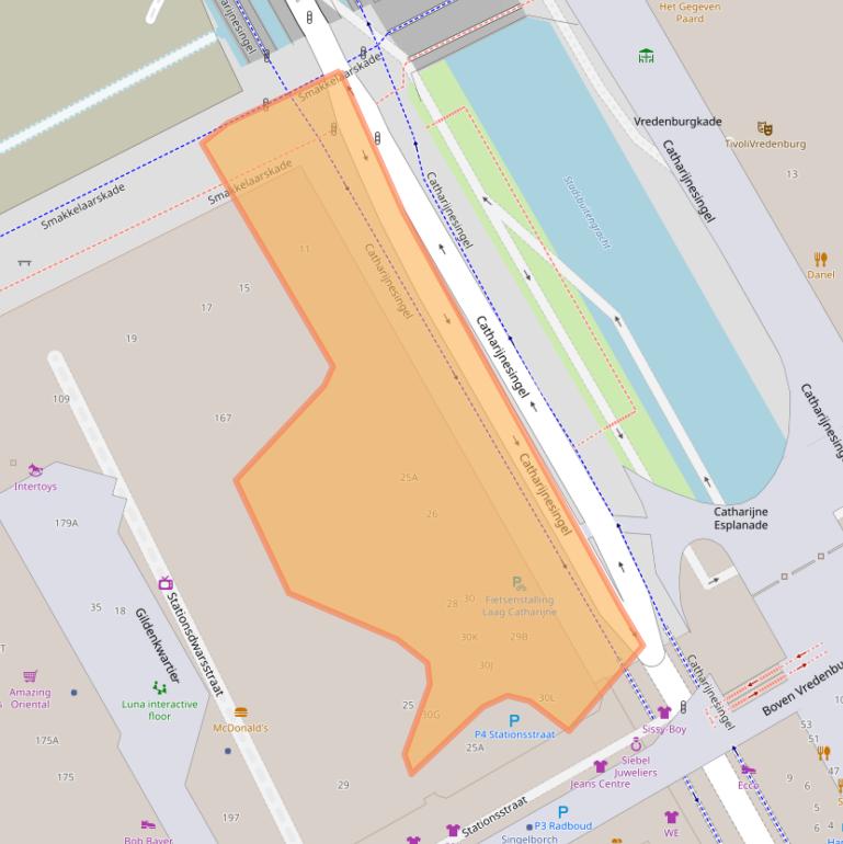 Kaart van postcodegebied 3511GB.