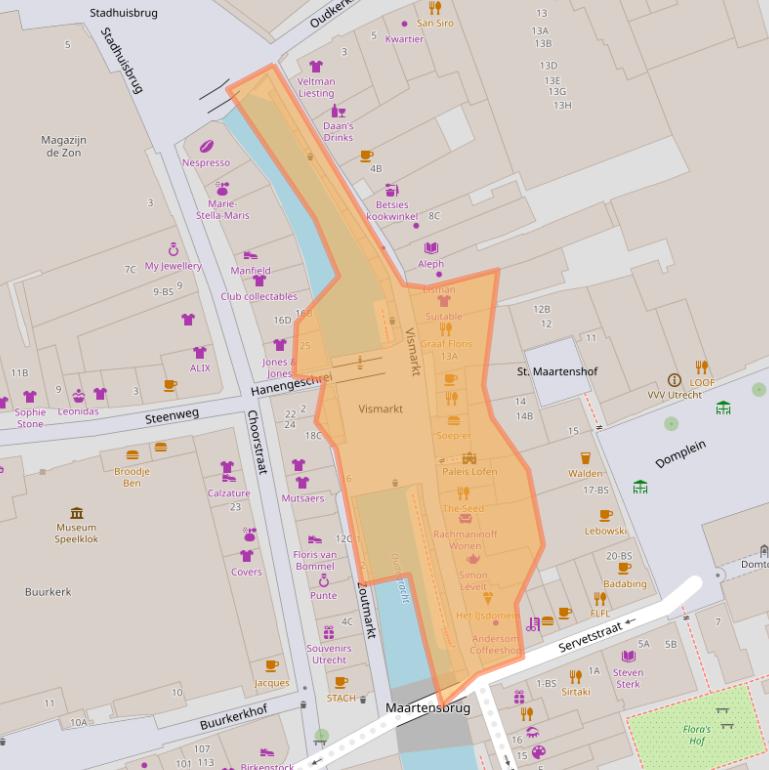 Kaart van postcodegebied 3511KS.