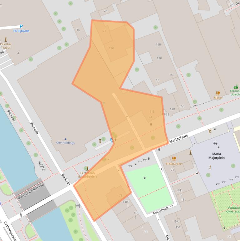 Kaart van postcodegebied 3511LK.