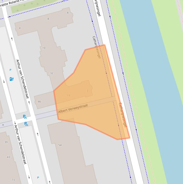 Kaart van postcodegebied 3511MR.