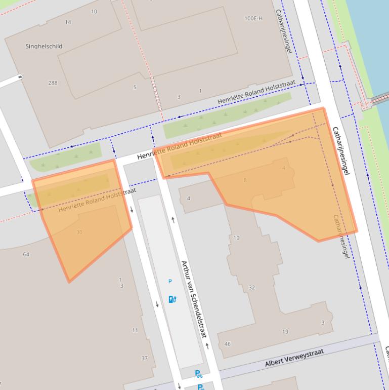 Kaart van postcodegebied 3511MV.