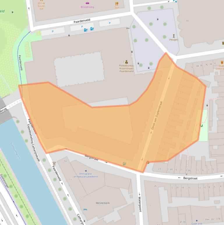 Kaart van postcodegebied 3511RE.