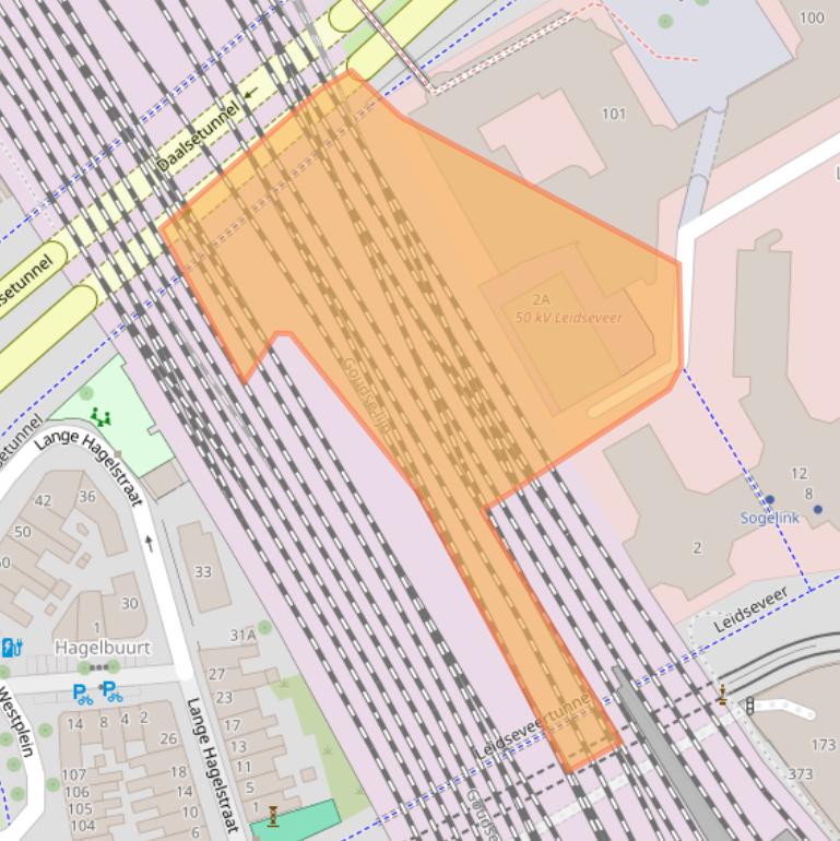 Kaart van postcodegebied 3511SG.