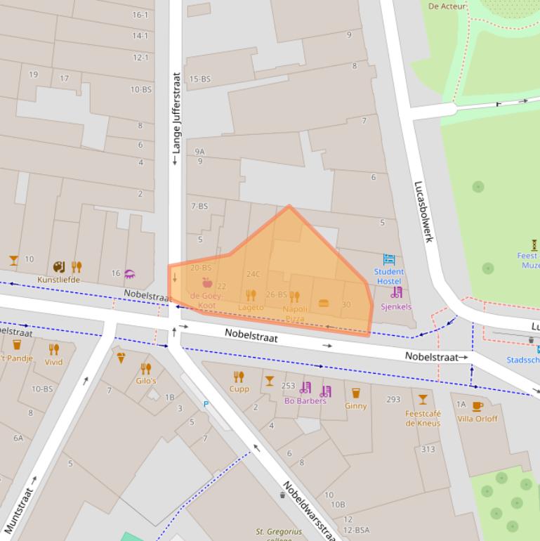 Kaart van postcodegebied 3512EP.