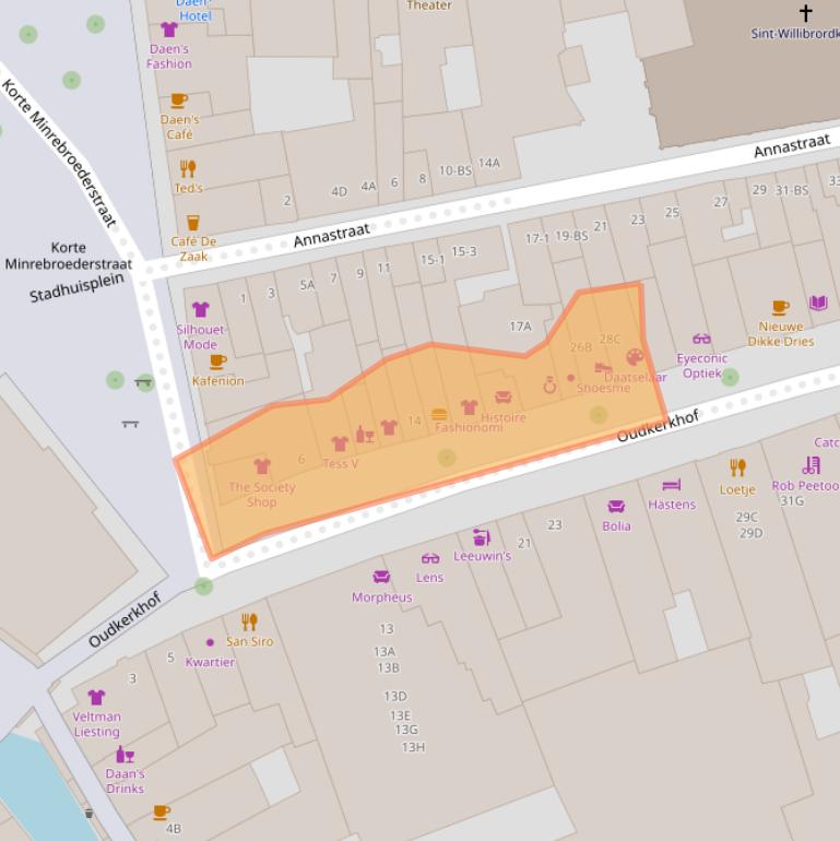 Kaart van postcodegebied 3512GK.
