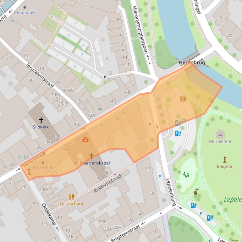 Kaart van postcodegebied 3512KB.