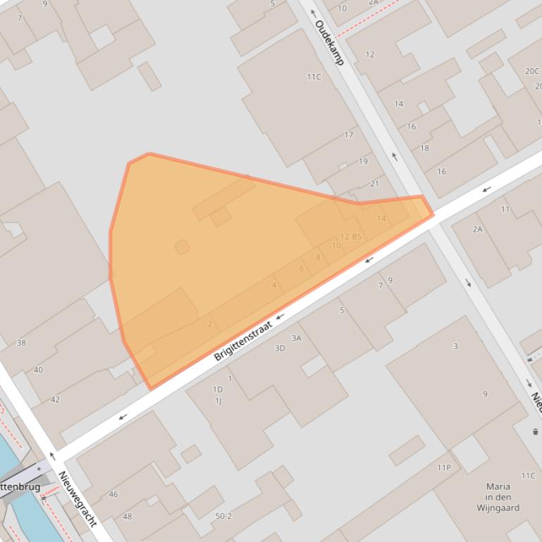 Kaart van postcodegebied 3512KK.