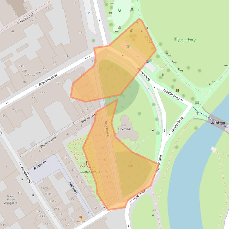Kaart van postcodegebied 3512KZ.