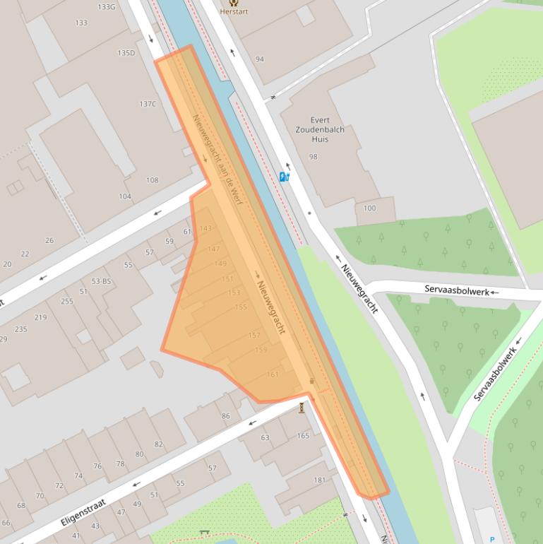 Kaart van postcodegebied 3512LL.