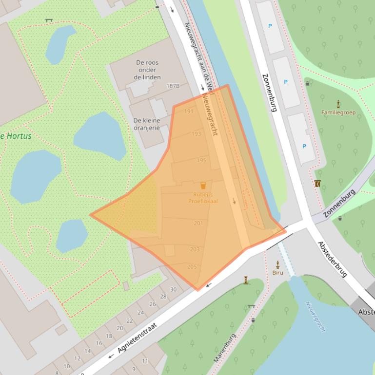 Kaart van postcodegebied 3512LN.