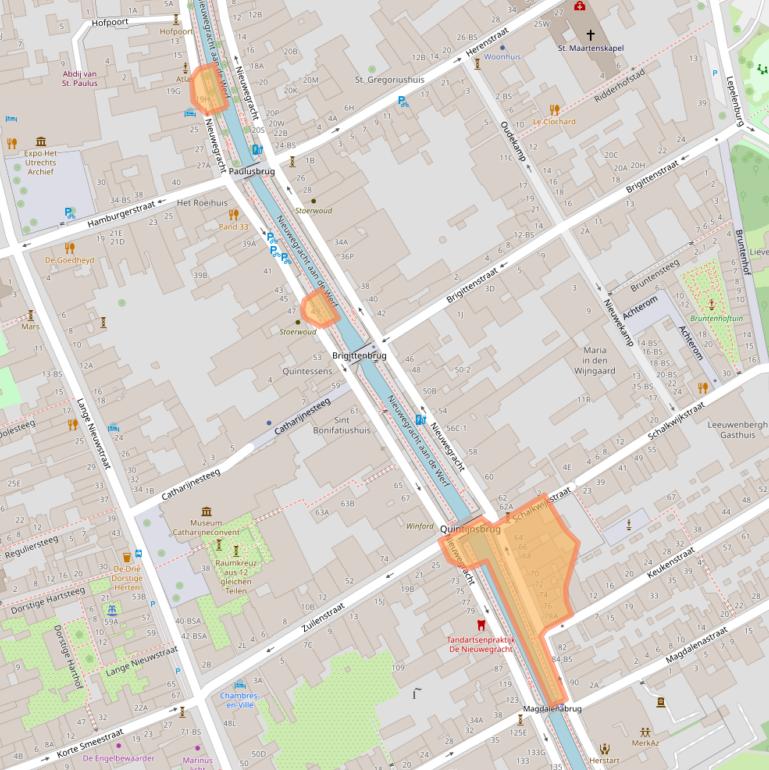 Kaart van postcodegebied 3512LV.