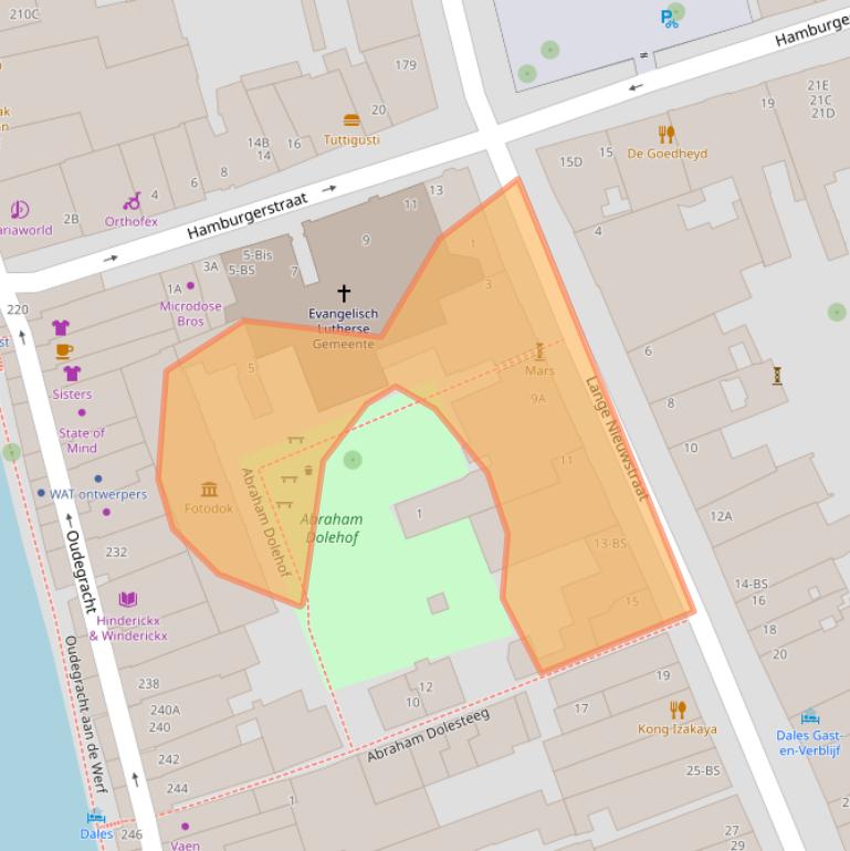 Kaart van postcodegebied 3512PA.