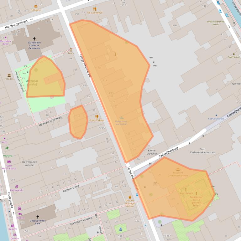 Kaart van postcodegebied 3512PH.