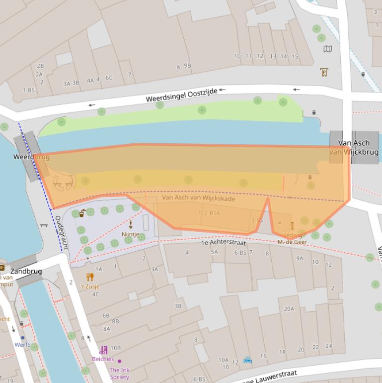 Kaart van postcodegebied 3512VM.