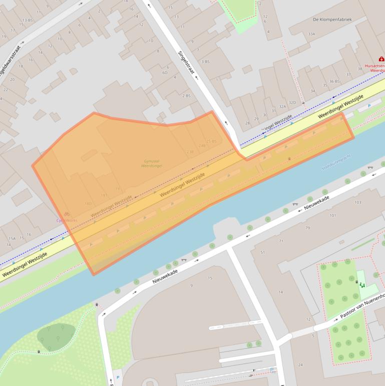 Kaart van postcodegebied 3513BB.