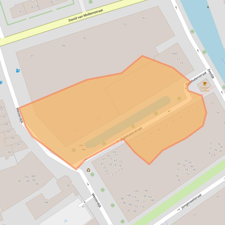 Kaart van postcodegebied 3513DH.