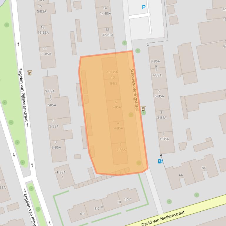 Kaart van postcodegebied 3513GJ.