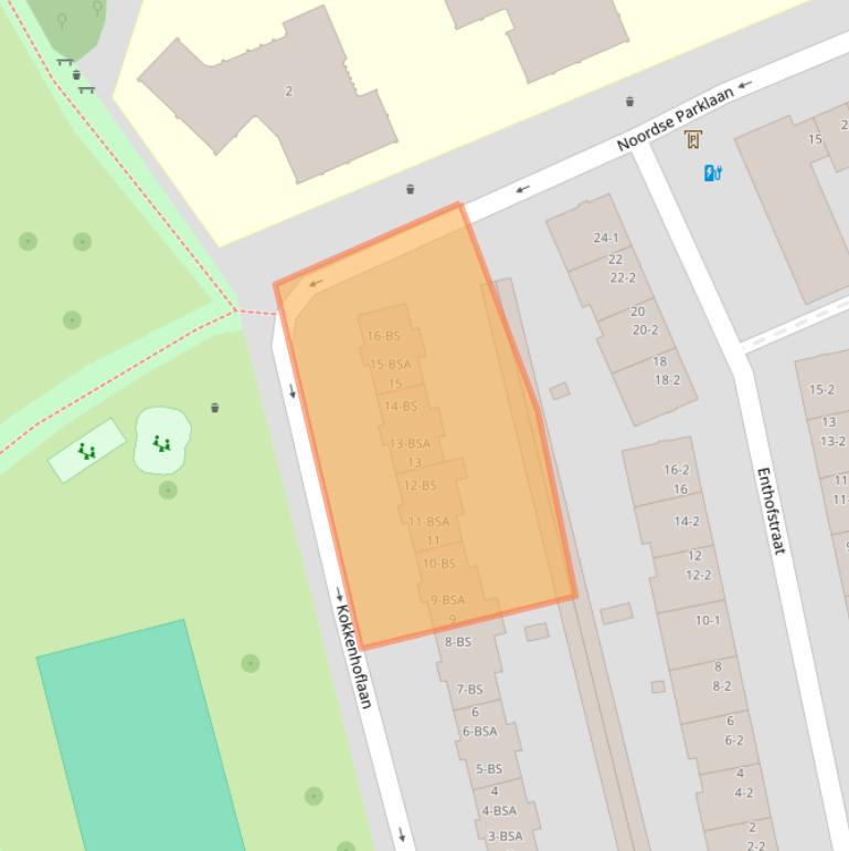 Kaart van postcodegebied 3513GP.