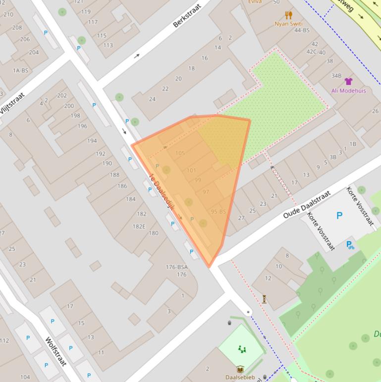 Kaart van postcodegebied 3513TB.