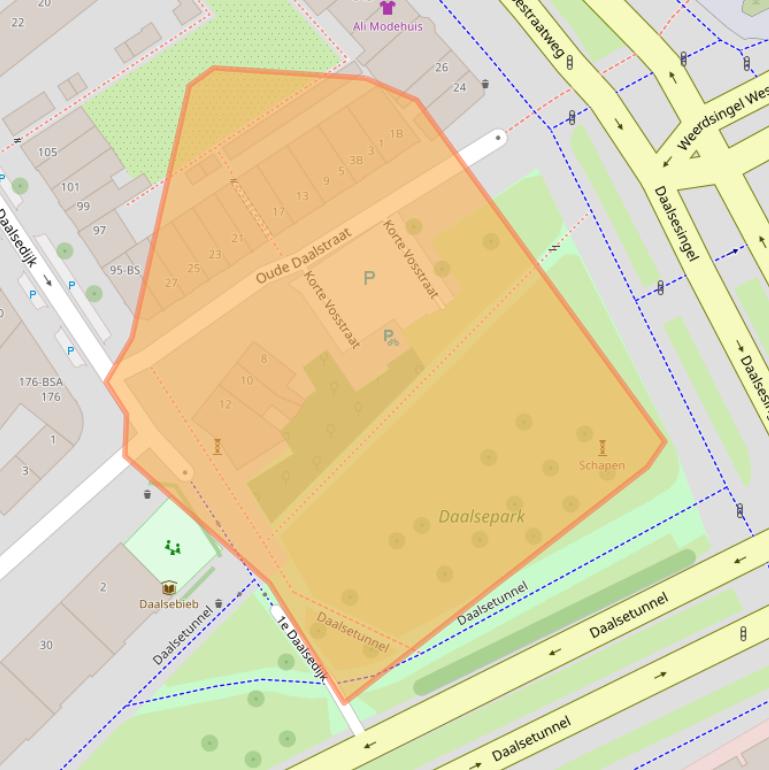 Kaart van postcodegebied 3513TM.
