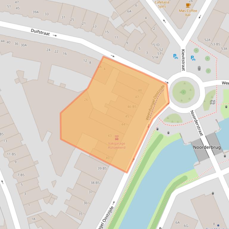 Kaart van postcodegebied 3514AD.