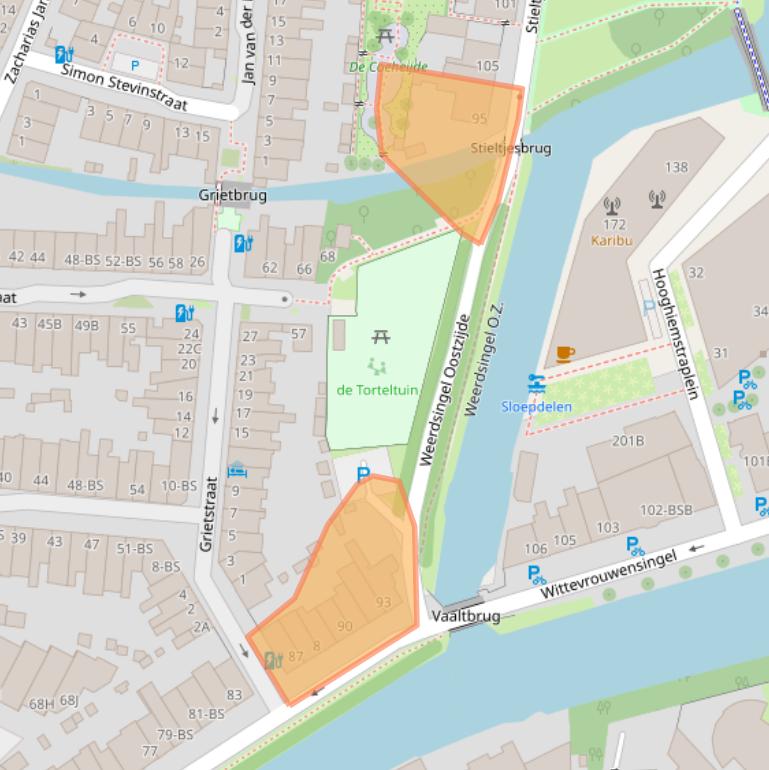 Kaart van postcodegebied 3514AK.