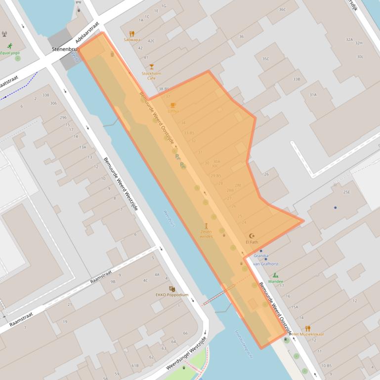 Kaart van postcodegebied 3514AP.