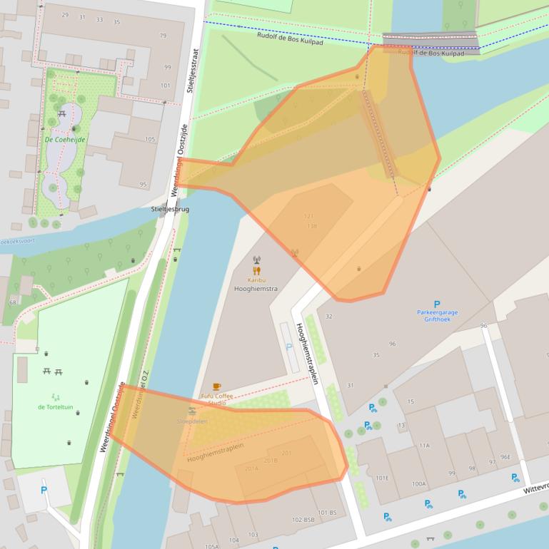 Kaart van postcodegebied 3514AZ.