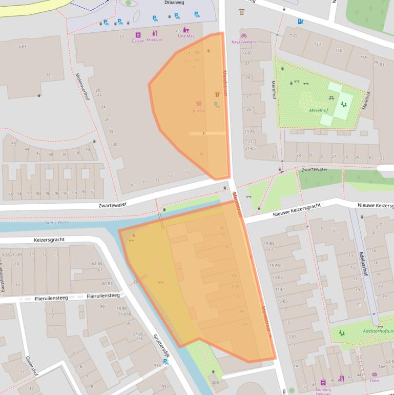 Kaart van postcodegebied 3514CN.