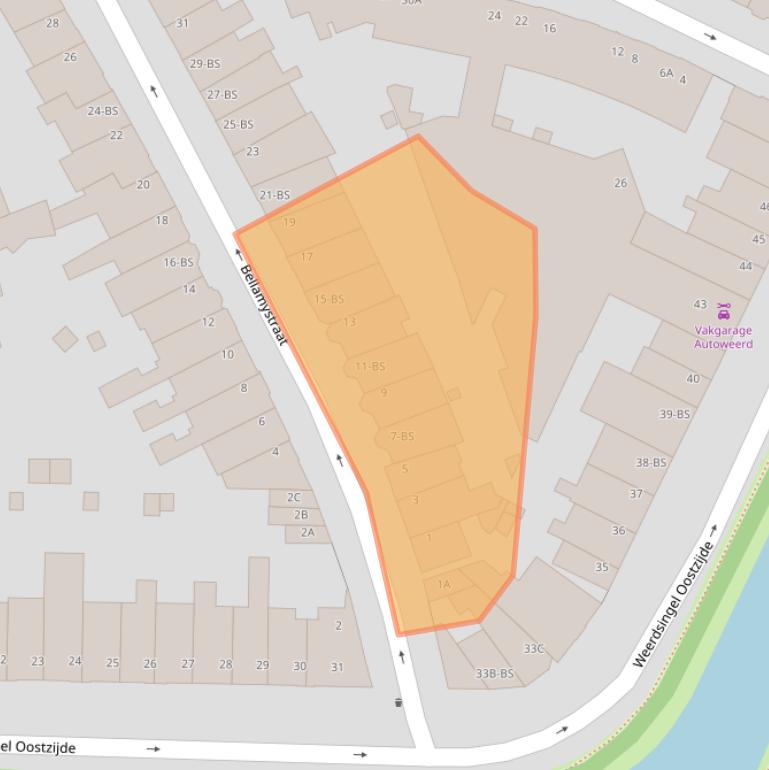 Kaart van postcodegebied 3514EJ.