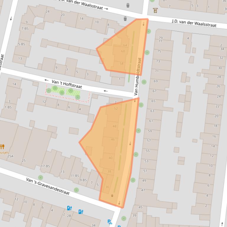Kaart van postcodegebied 3514GR.