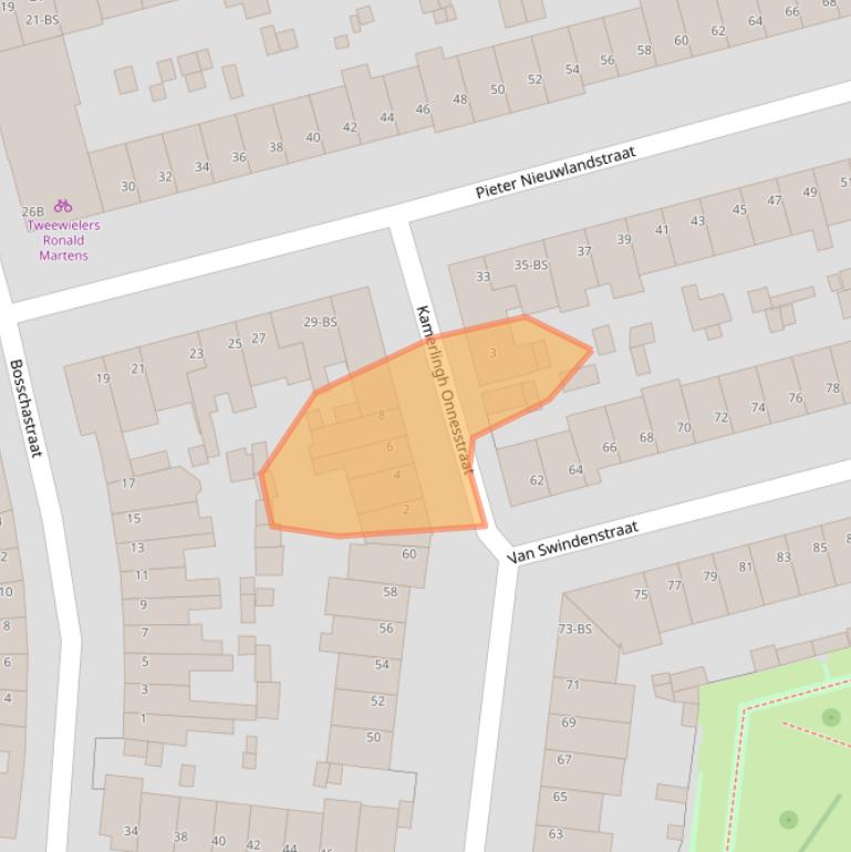 Kaart van postcodegebied 3514HP.