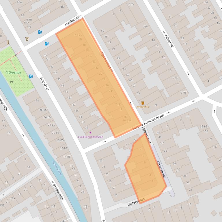 Kaart van postcodegebied 3514TD.
