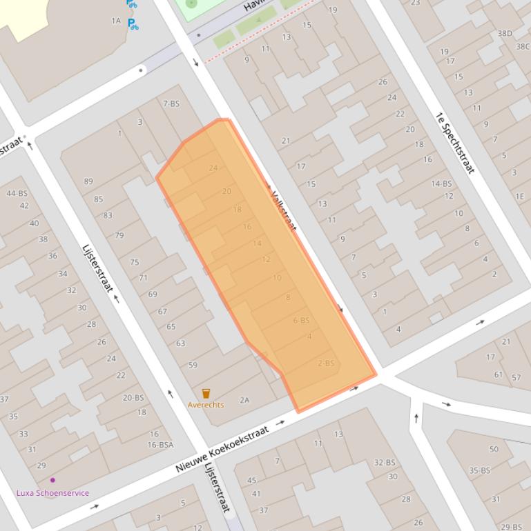 Kaart van postcodegebied 3514TJ.