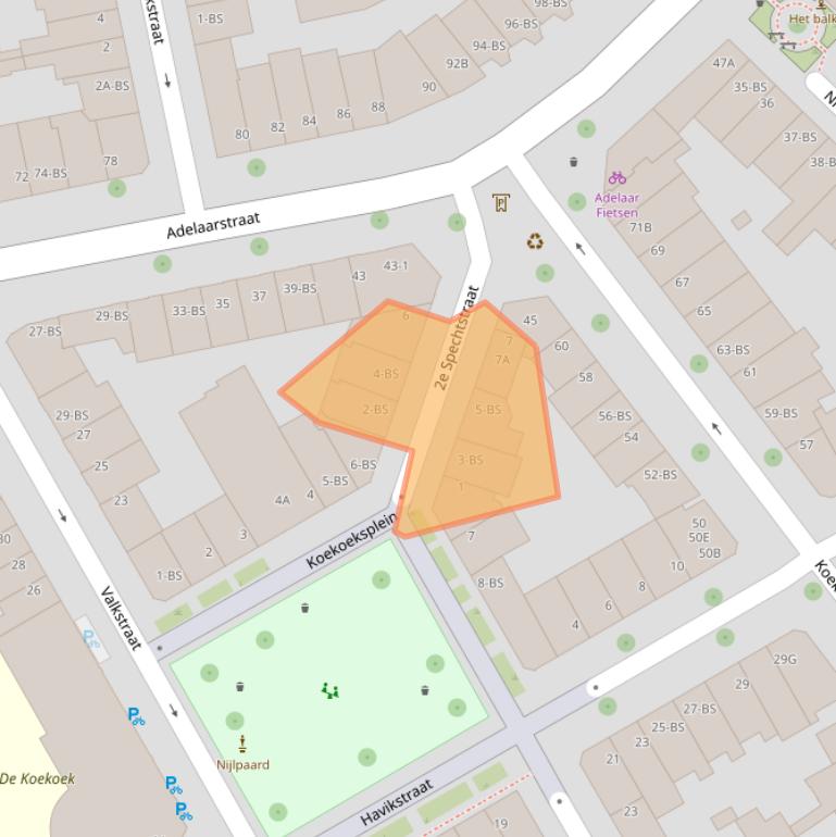 Kaart van postcodegebied 3514TW.