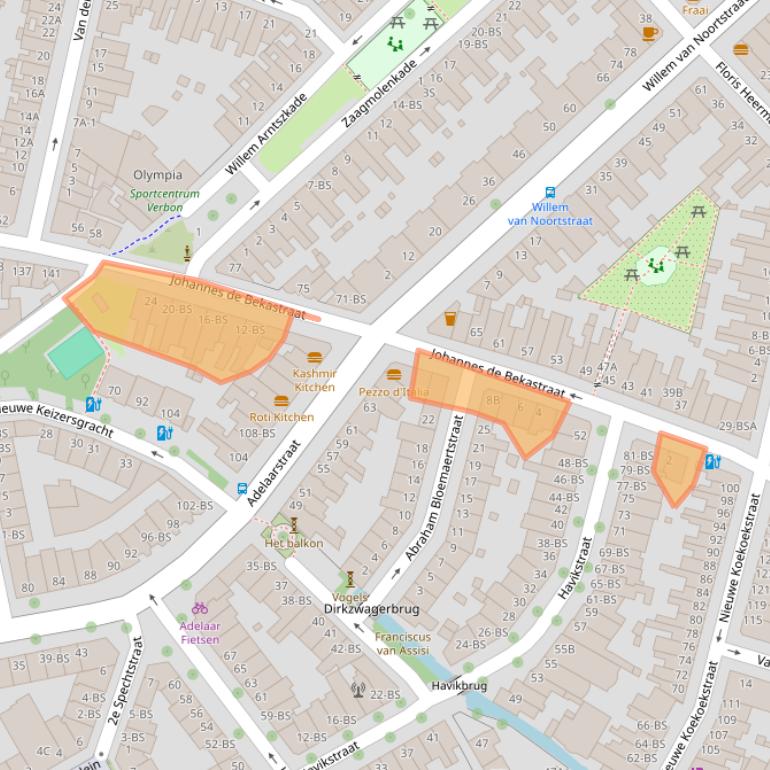 Kaart van postcodegebied 3514VM.