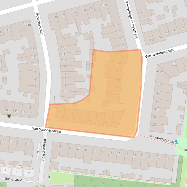 Kaart van postcodegebied 3514XT.