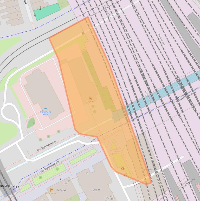 Kaart van postcodegebied 3521AJ.
