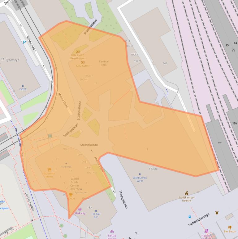 Kaart van postcodegebied 3521AZ.