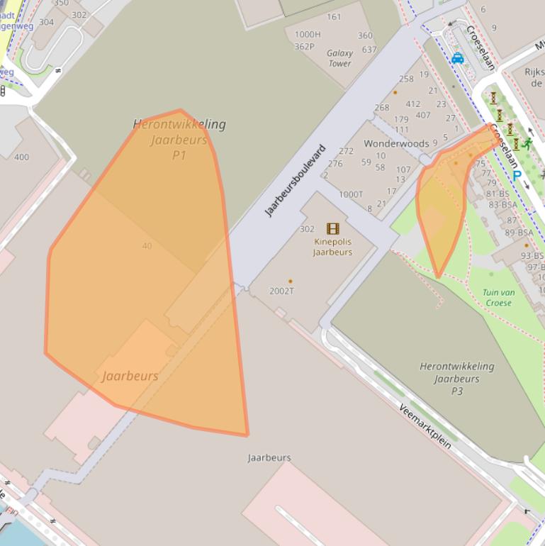 Kaart van postcodegebied 3521BD.