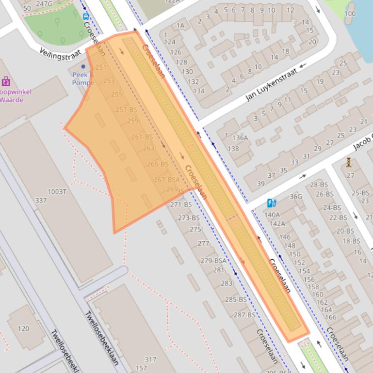 Kaart van postcodegebied 3521BR.