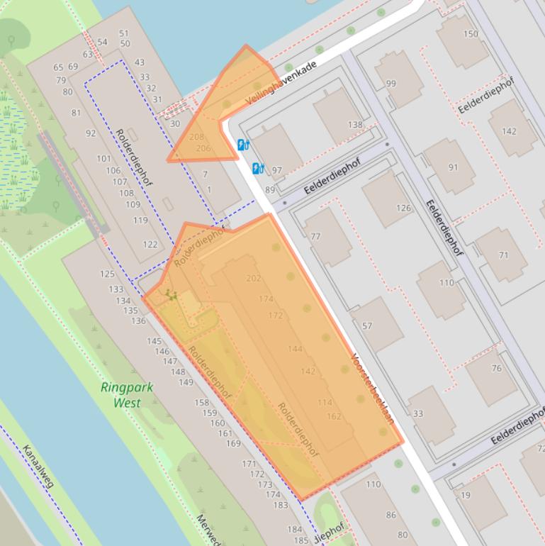 Kaart van postcodegebied 3521DG.