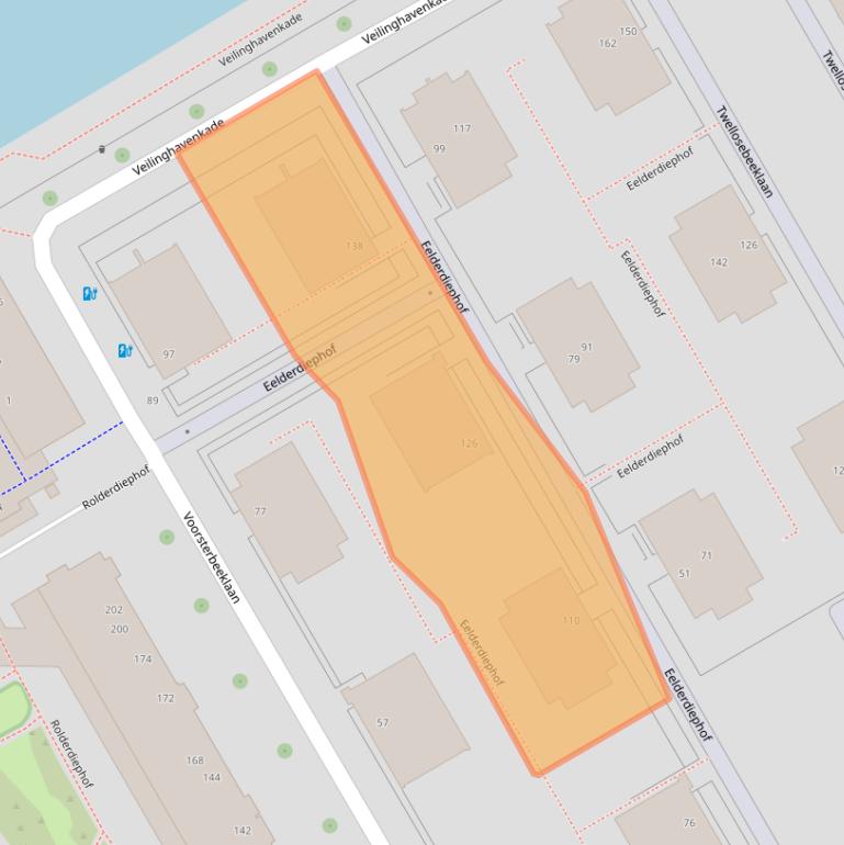 Kaart van postcodegebied 3521DM.